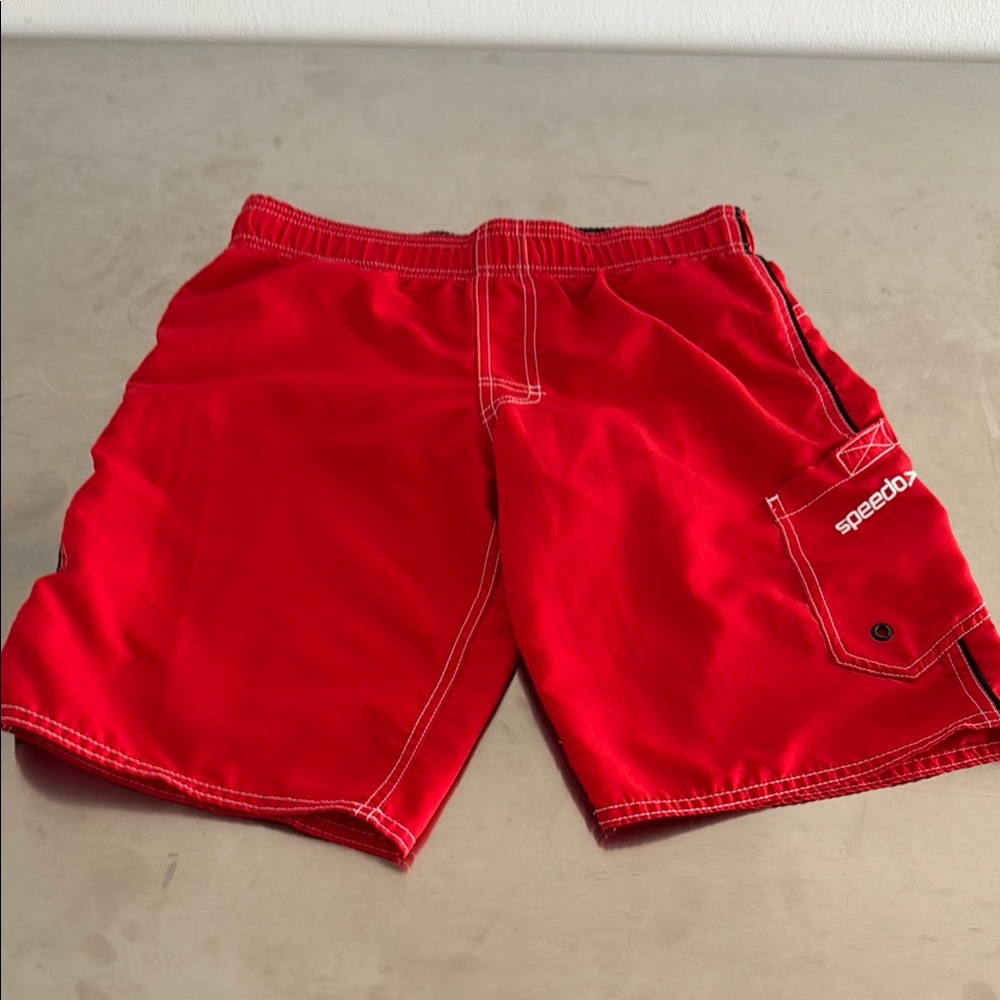 Speedo Kids Red Shorts